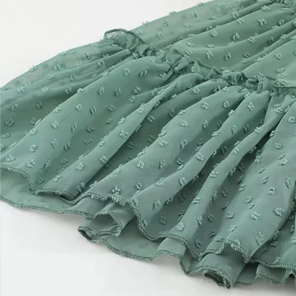 ♥️New boutique Swiss dot off shoulder top - Picture 8 of 16